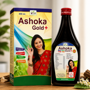 Ashoka Gold+ Ayurvedic Health Tonic 450ml | Women's Wellness & Herbal Health Supplement | B.N. Mallick & Co.